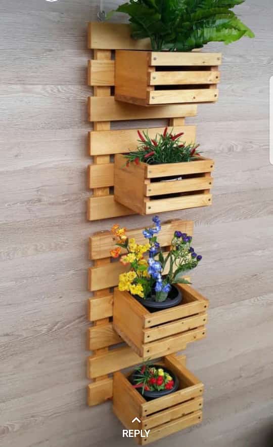 Woodwork Flower Holder