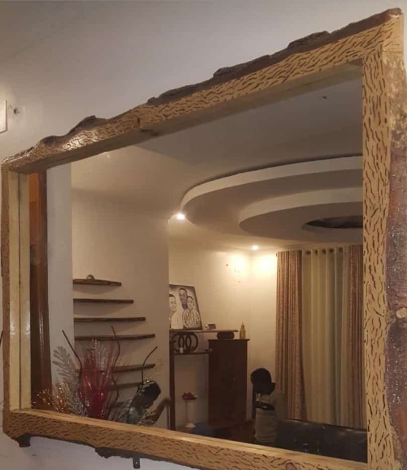 Wooden Mirror