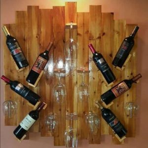 Wooden Shelves For Wine Bottles