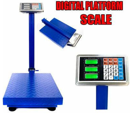 digital platform scale rechargable 600 KG