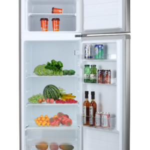 Refrigerator, 201L, Direct Cool, Double Door, Silver