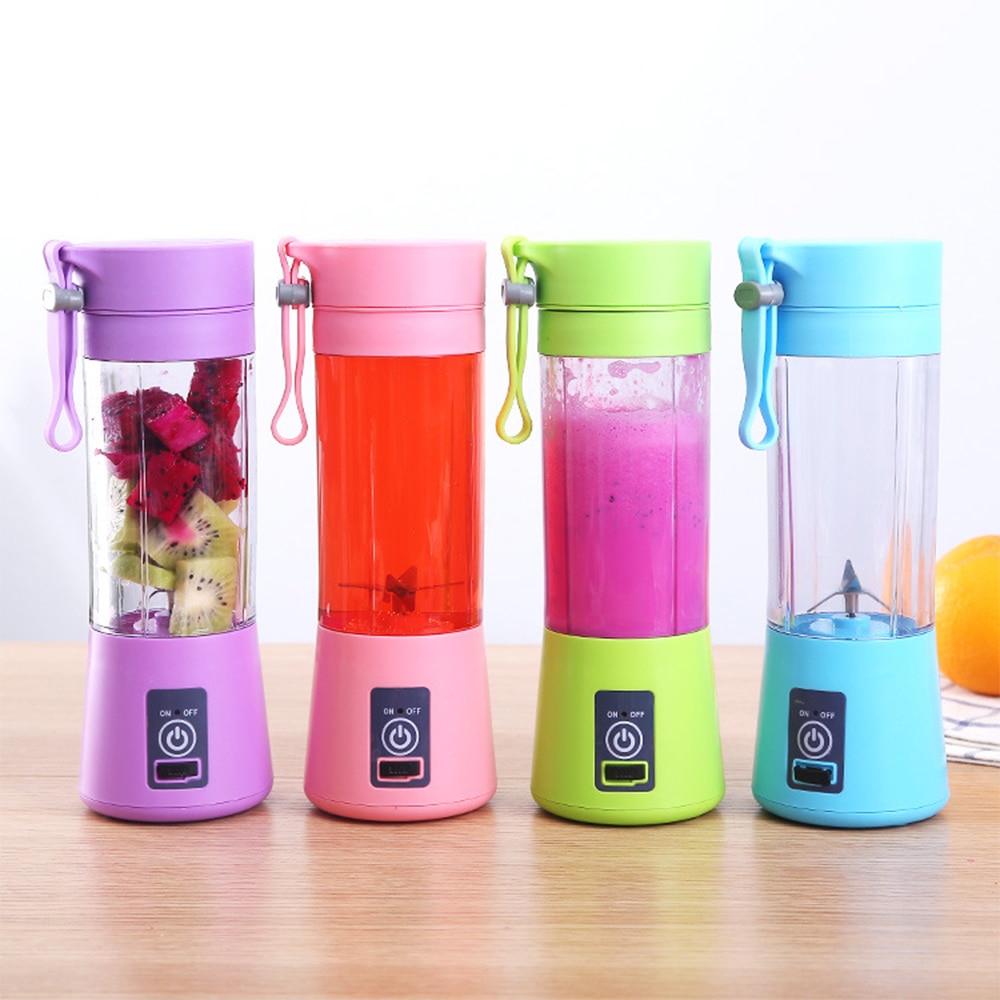 Mini Portable Electric Fruit Juicer USB Rechargeable Smoothie Maker Blender Machine Sports Bottle Juicing Cup