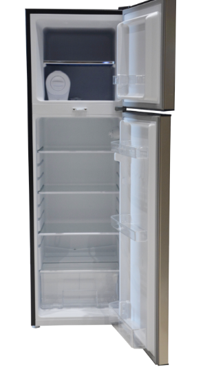 Refrigerator, 168L, Direct Cool, Double Door, Line Silver Dark