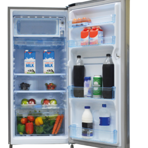 Refrigerator, 170L, Direct Cool, Single Door, Hairline Silver