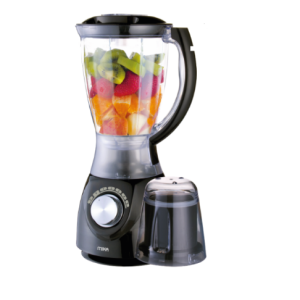 2 in 1 Blender, 1.5L, 350W, With Grinder, Black