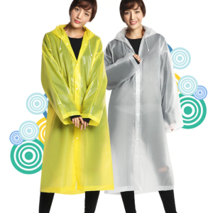 Adult Transparent Hoodie Portable rain coat Rainwear Suit