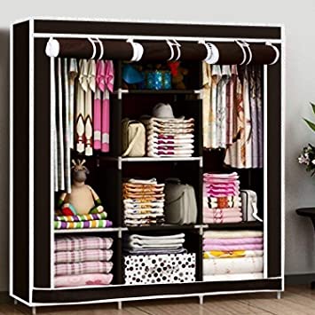 Portable Wardrobe Bedroom Furniture Bedroom Storage Cabinet Simple modern dustproof wardrobe