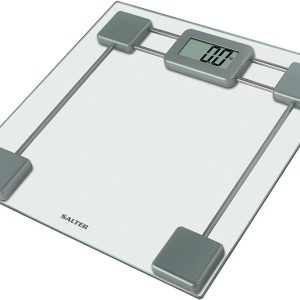 Salter Glass Digital Bathroom Scales – Electronic Body Weighing in Kg/St