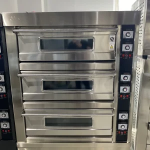 large 3 desk gas oven