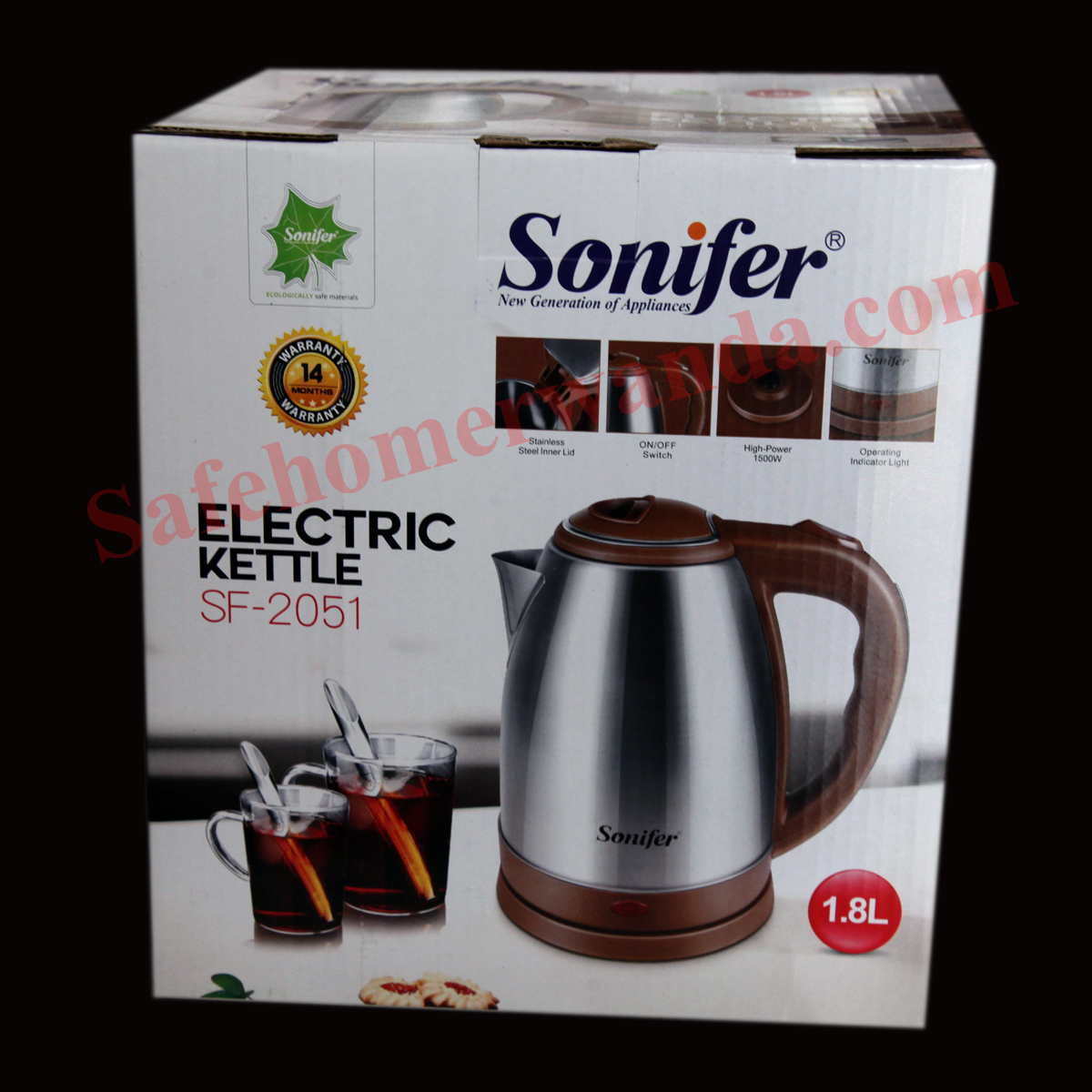 Sonifer Electric Kettle 1.8L