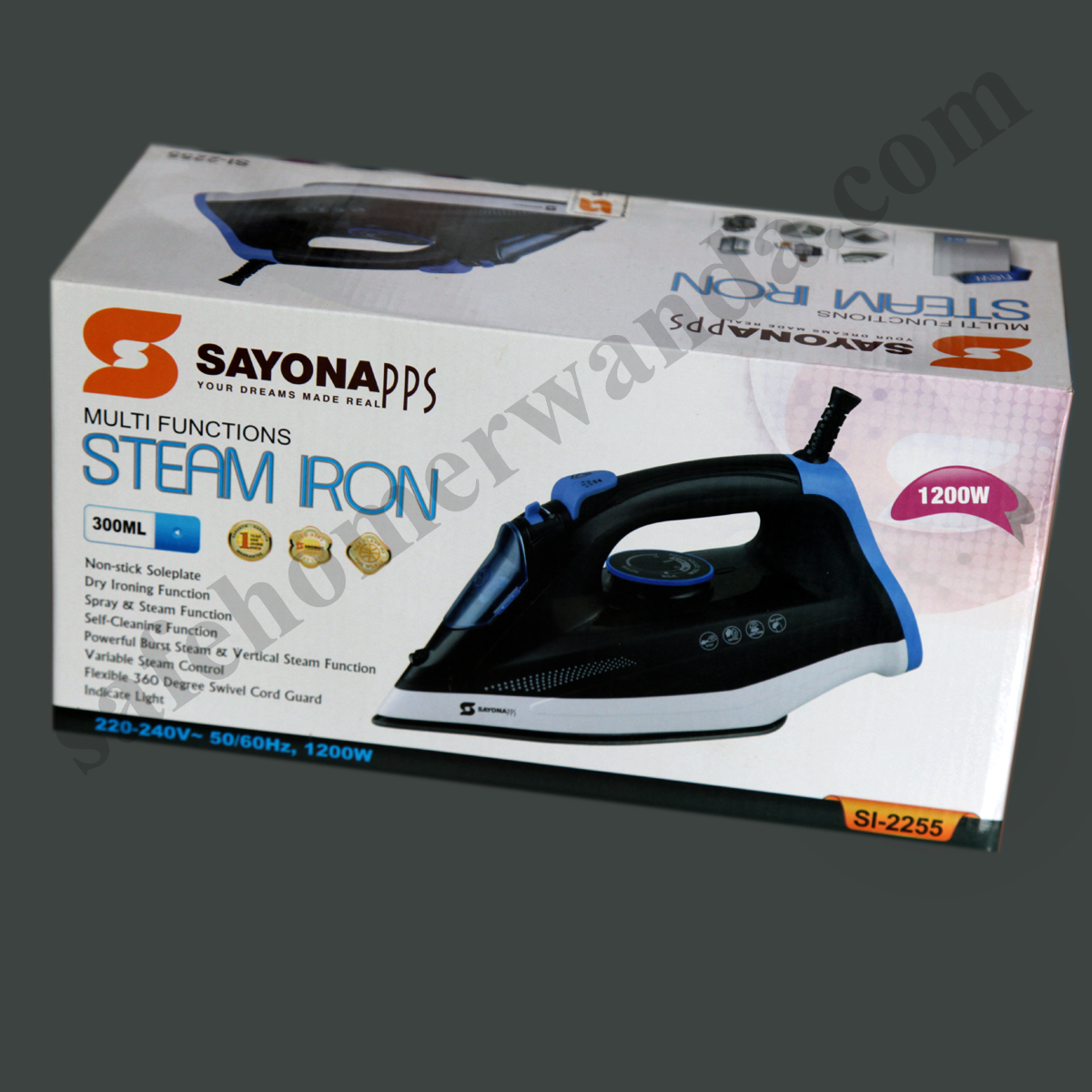 Sayona PPS multi functions steam iron