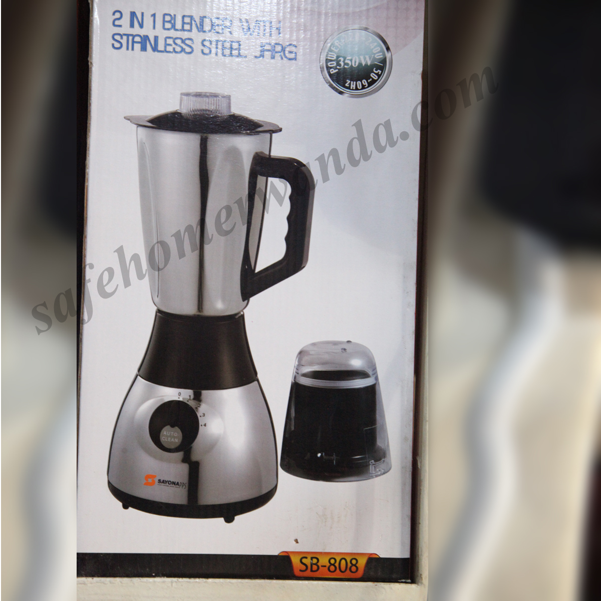 2 in 1 Blender with Stainless Steel Blender Sayona