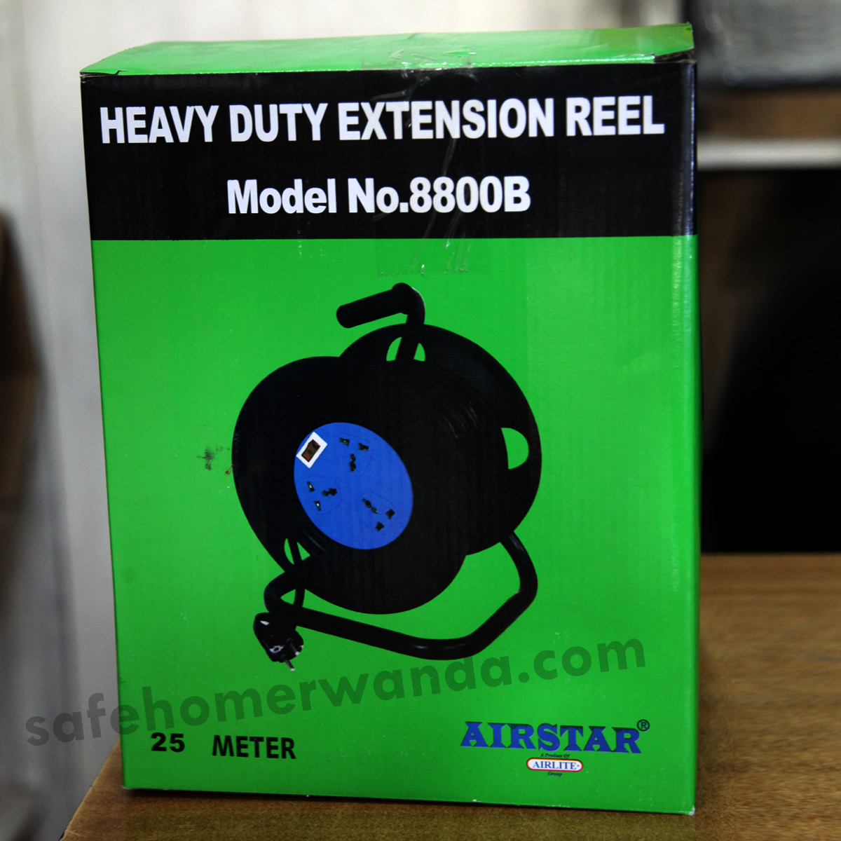 airstar heavy duty extension reel 25m