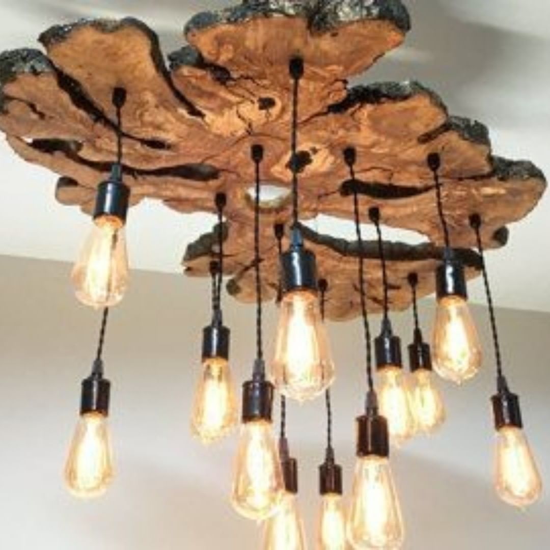 Wooden Hanging Lights