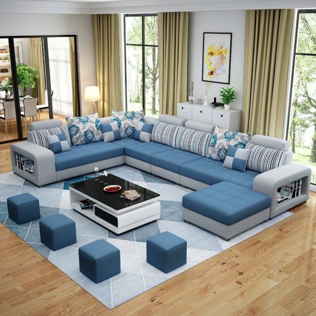 Wooden Living Room Sofa