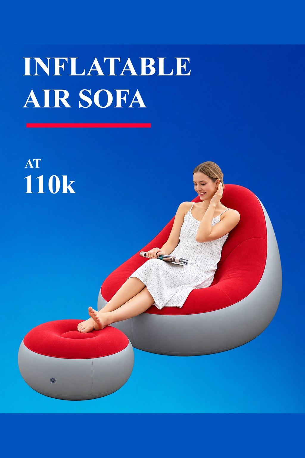 Inflatable air sofa