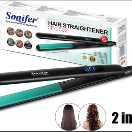 2 in1 hair straightener and curler