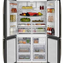 Hisense double door fridge 405ltrs