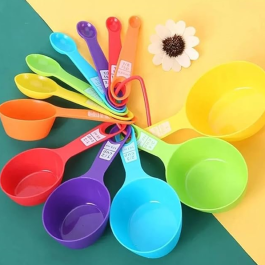 Measuring Cups And Spoons Set, 12Pcs