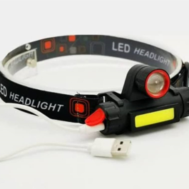 Head Flashlight and USB Charger Magnet