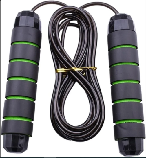 Rubber Black Professional Skipping Jump Rope