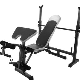 Adjustable Weight Bench with Squat Rack