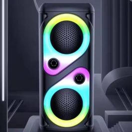 Portable Bluetooth Party Speaker with RGB Lights 