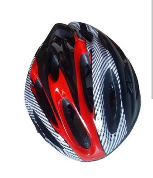 Lightweight Aerodynamic Cycling Helmet – Red & Black