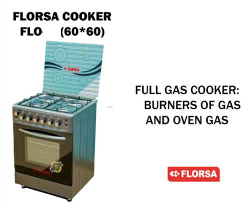 60x60 Florisa Full Gas Cooker