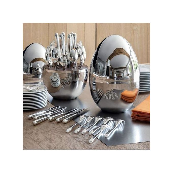 24pcs cutlery set with oval case - Image 2
