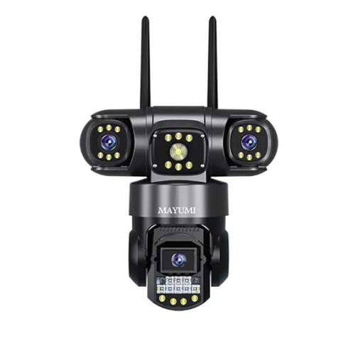 3 Lens and 3 Screens 4G PTZ Camera 6MP WiFi Security CCTV Wireless - Image 2