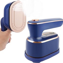 Mini Steam Iron, 1090W Foldable Handheld Travel Steam Iron,