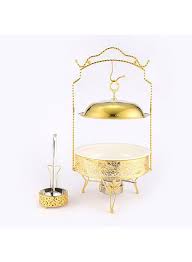 Elegant gold serving dish