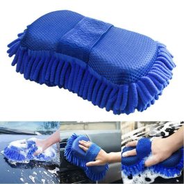 car washing soft sponge with elastic band water absorptio