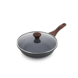 Non-Stick Frying Pan With A Glass Lid