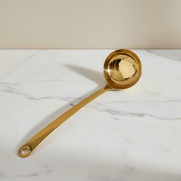 Gold Stainless Steel Soup Ladle 1 Pcs