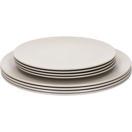 12Pcs Recycled Plastic Dinner Plate