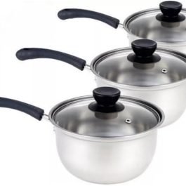 6-Piece Stainless Steel Cookware Set