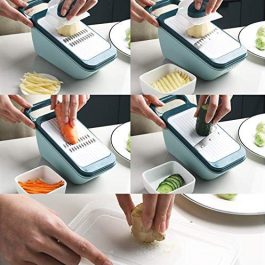 Multifunctional 5-In-1 Mandoline Vegetable Slicer