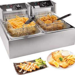 Raf Double Tank Commercial Electric Deep Fryer