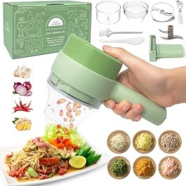 4-In-1 Handheld Electric Vegetable Cutter Set