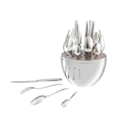 Egg-Shaped Flatware Cutlery Set