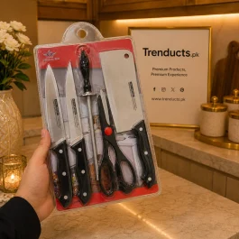 Multifunction Kitchen Knife And Cutting Board Set.
