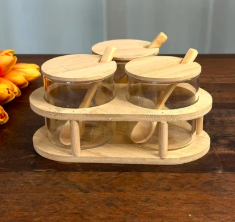 Glass Bamboo Lid - Image 2