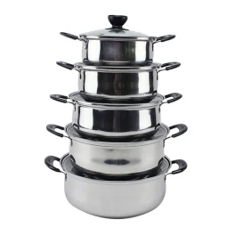 Stainless Steel Cookware Pot Set 5Pcs
