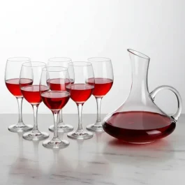 7-Piece Wine Glass And Decanter Set And Wine Glass Set