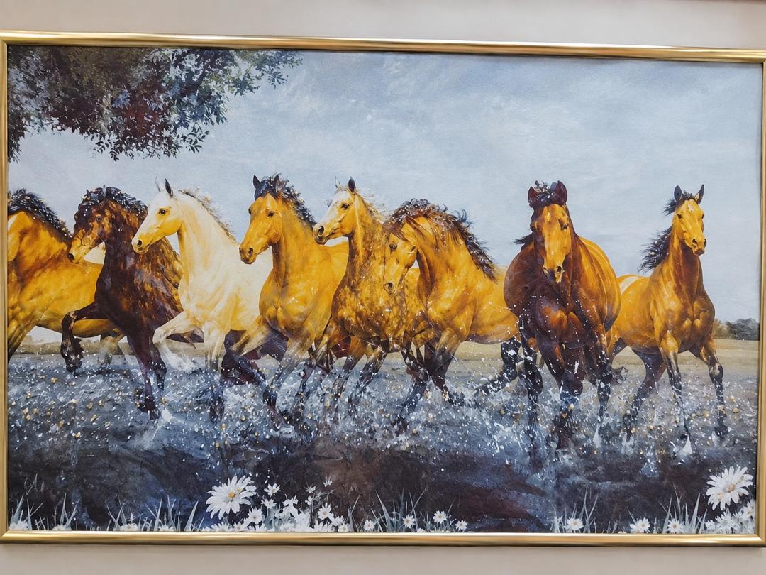 Running Horses Canvas Wall Art 60/120Cm - Image 2