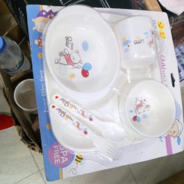 Cute Duck 6-In-1 Children’s Tableware Feeding Set