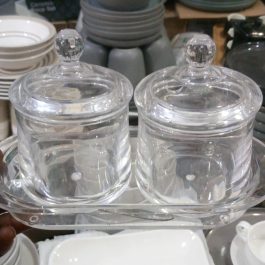 Clear Plastic Acrylic Spice Set