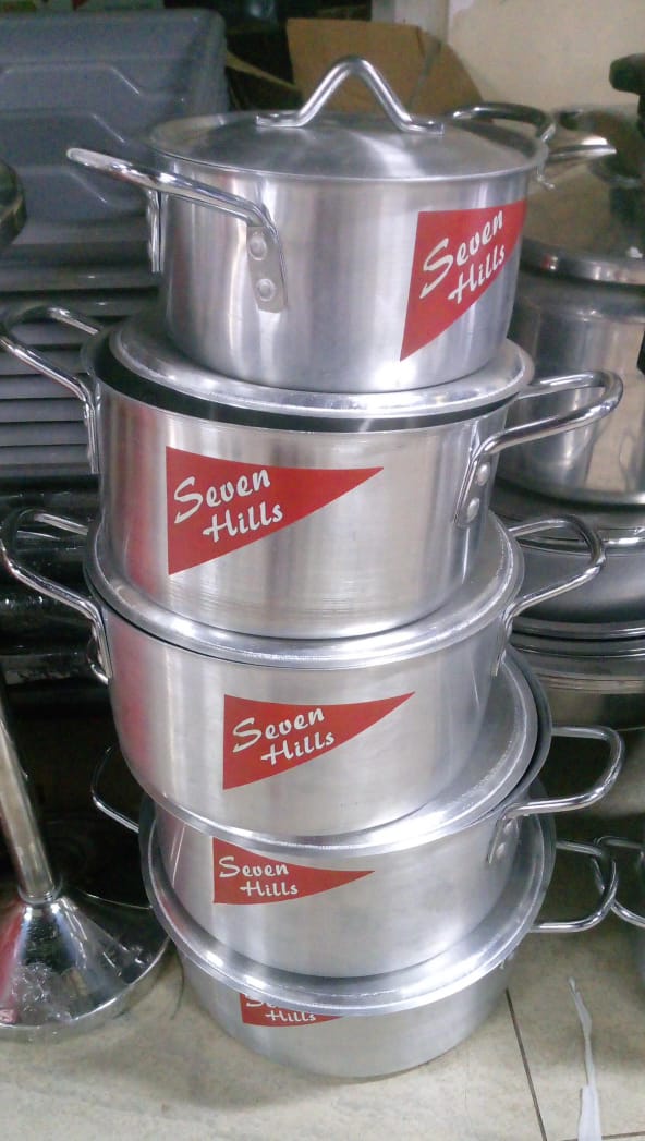 Seven Hills Aluminum Cooking Pot Set - Image 2